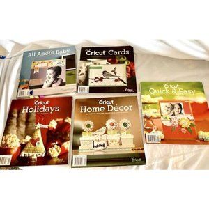 Cricut Crafting Books 2012 Bundle Including Baby Holiday Home Decor Cards Easy
